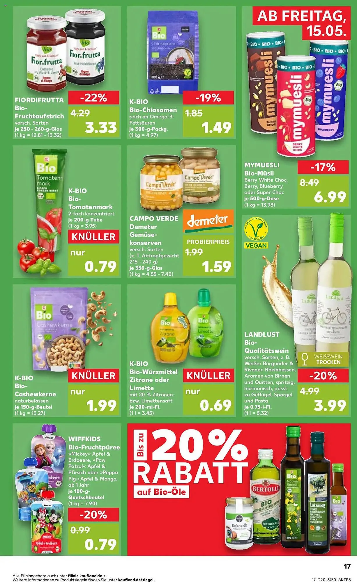Kaufland Prospekt von 15. Mai bis 20. Mai 2026 - Prospekt seite 17