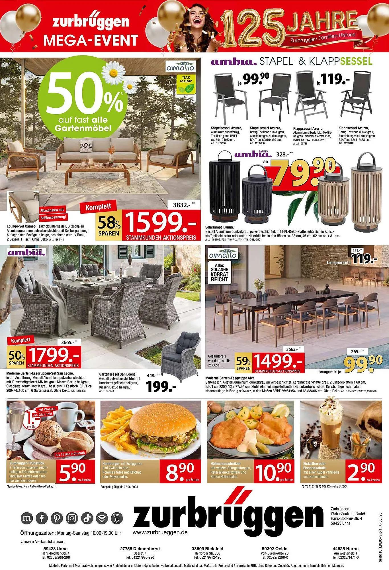 Zurbrüggen Prospekt von 24. Mai bis 7. Juni 2025 - Prospekt seite 16
