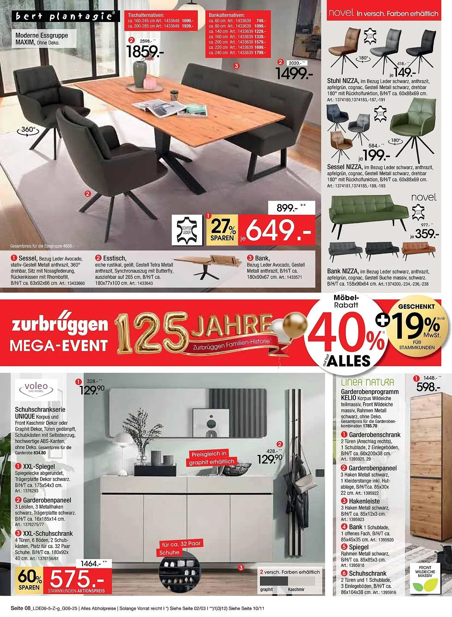 Zurbrüggen Prospekt von 7. Juni bis 21. Juni 2025 - Prospekt seite 8