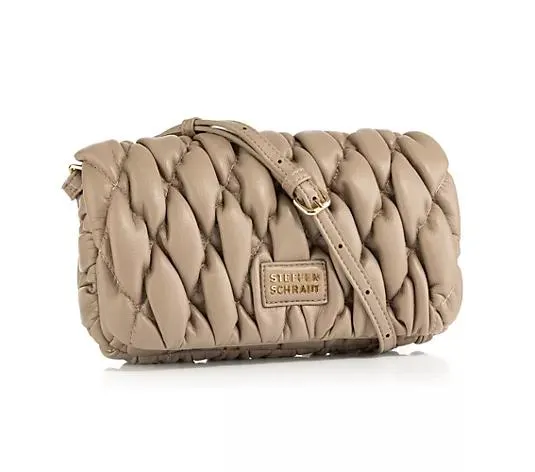 STEFFEN SCHRAUT Umhängetasche gesteppt div. Fächer verst. Schulterriemen