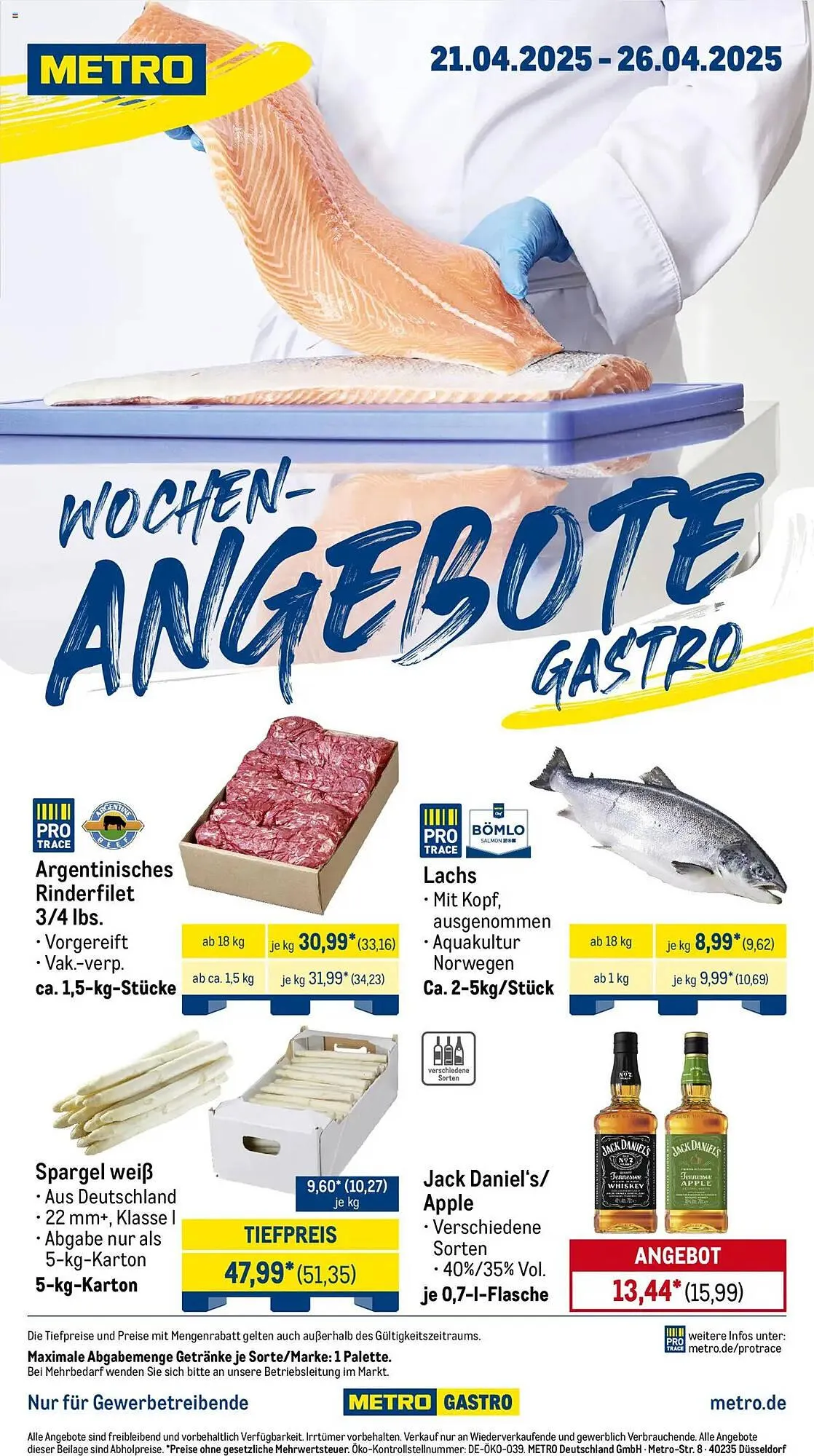 METRO Prospekt von 21. April bis 26. April 2025 - Prospekt seite 1