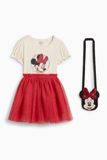 Minnie Mouse - set - dress and bag - 2 piece