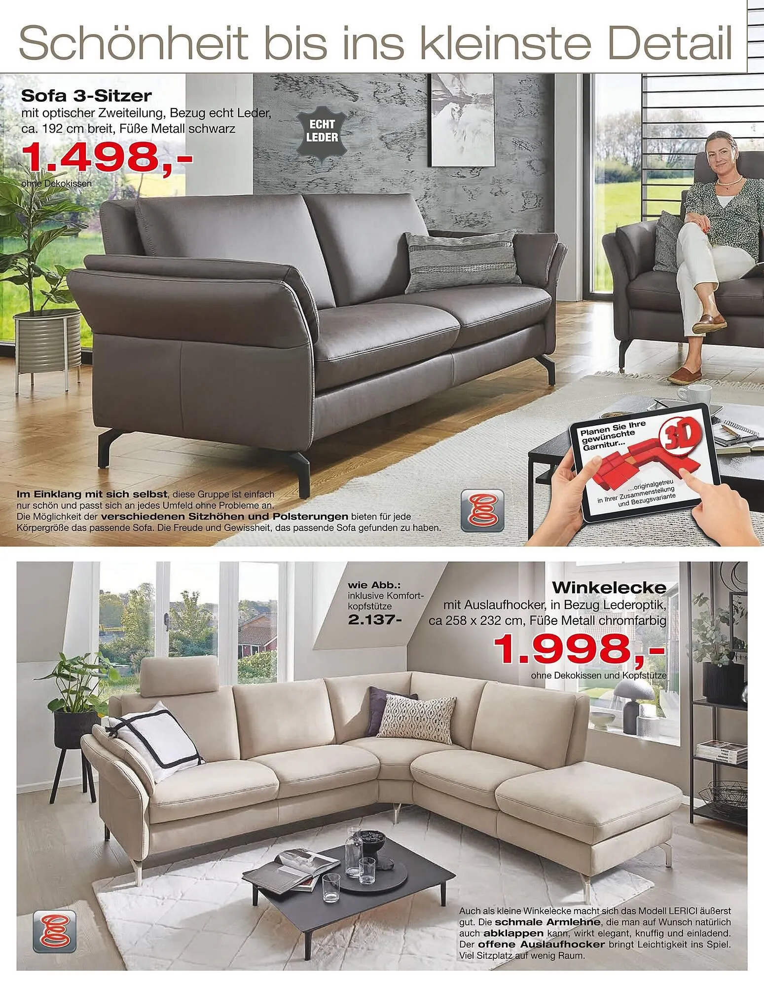 külkens+sohn Polstermöbel Prospekt von 13. März bis 12. April 2025 - Prospekt seite 2