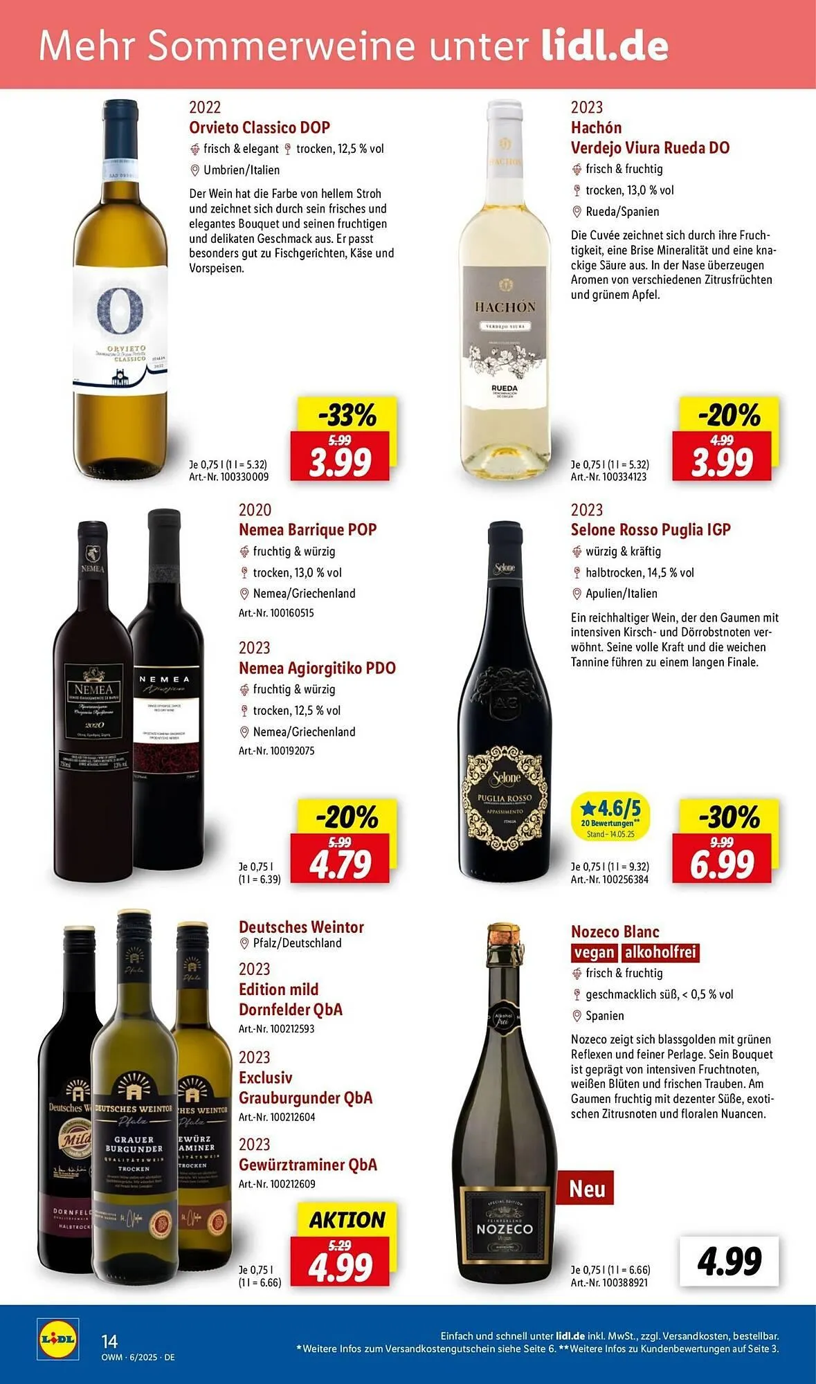 Lidl Prospekt von 1. Juni bis 30. Juni 2025 - Prospekt seite 14