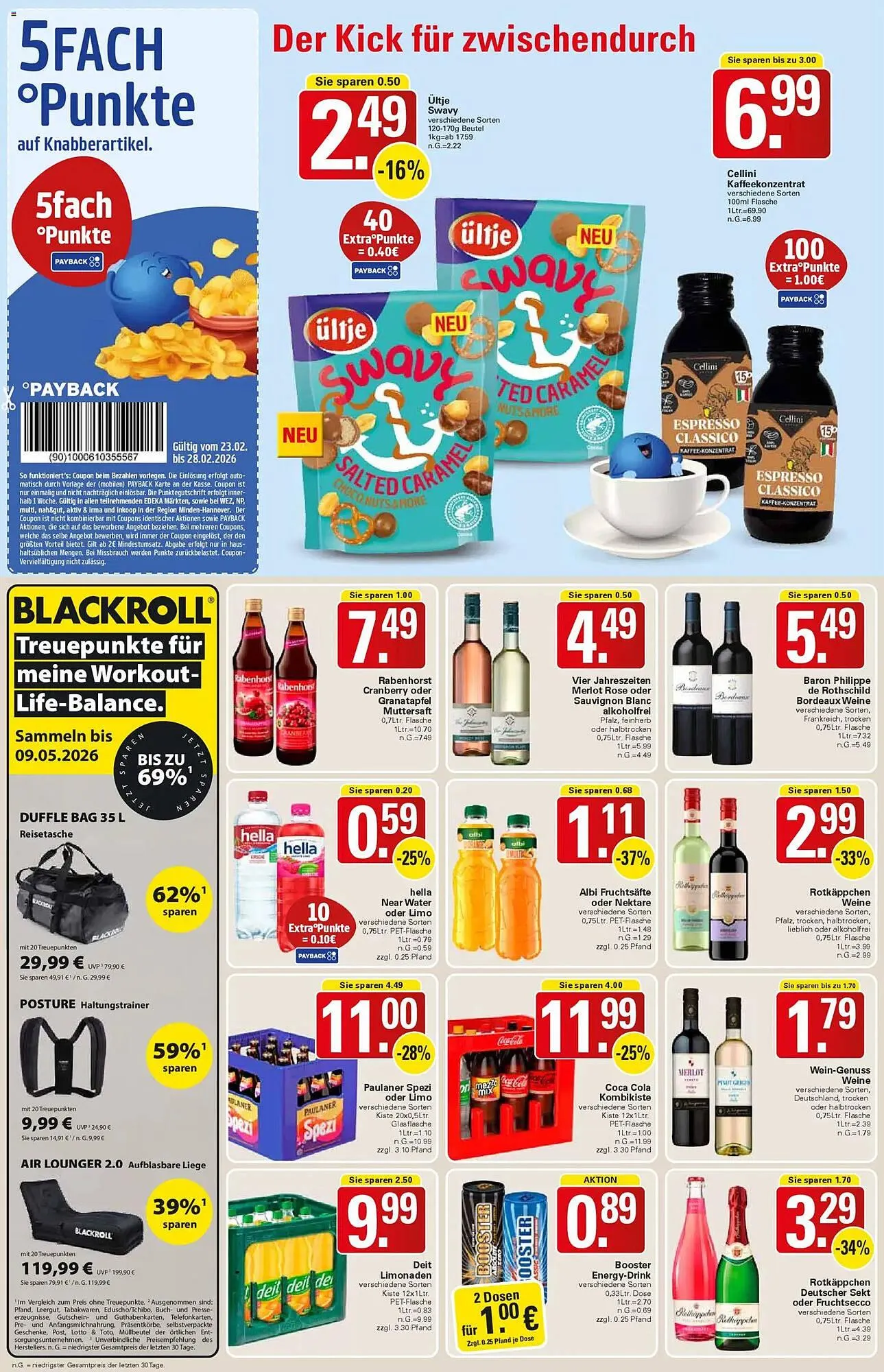 WEZ Prospekt von 23. Februar bis 28. Februar 2026 - Prospekt seite 12