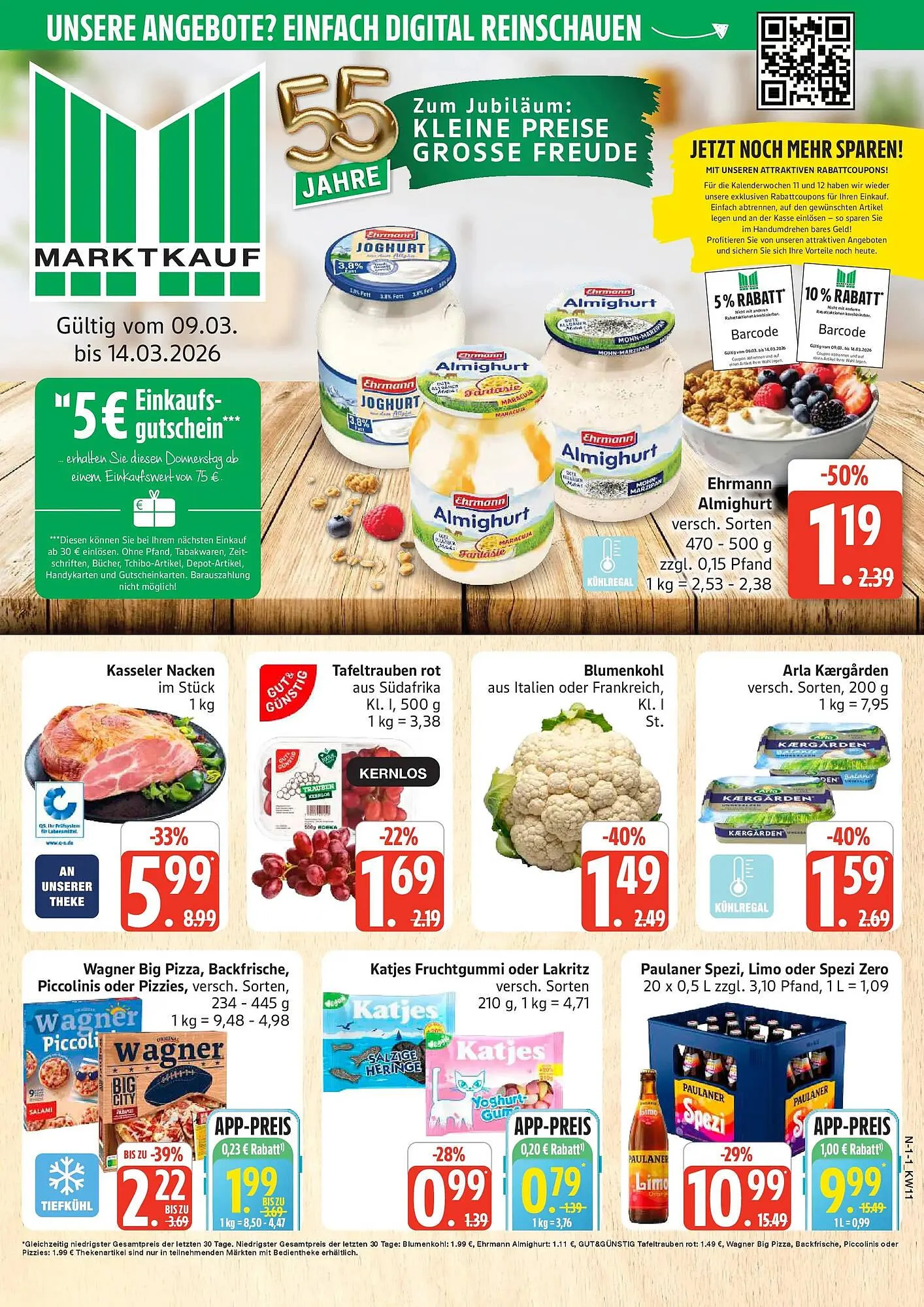 Marktkauf Prospekt von 8. März bis 14. März 2026 - Prospekt seite 1