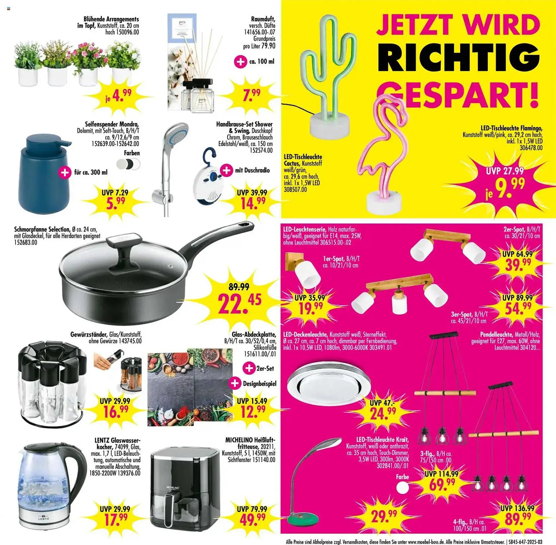 Möbel Boss Prospekt von 1. November bis 7. November 2025 - Prospekt seite 3