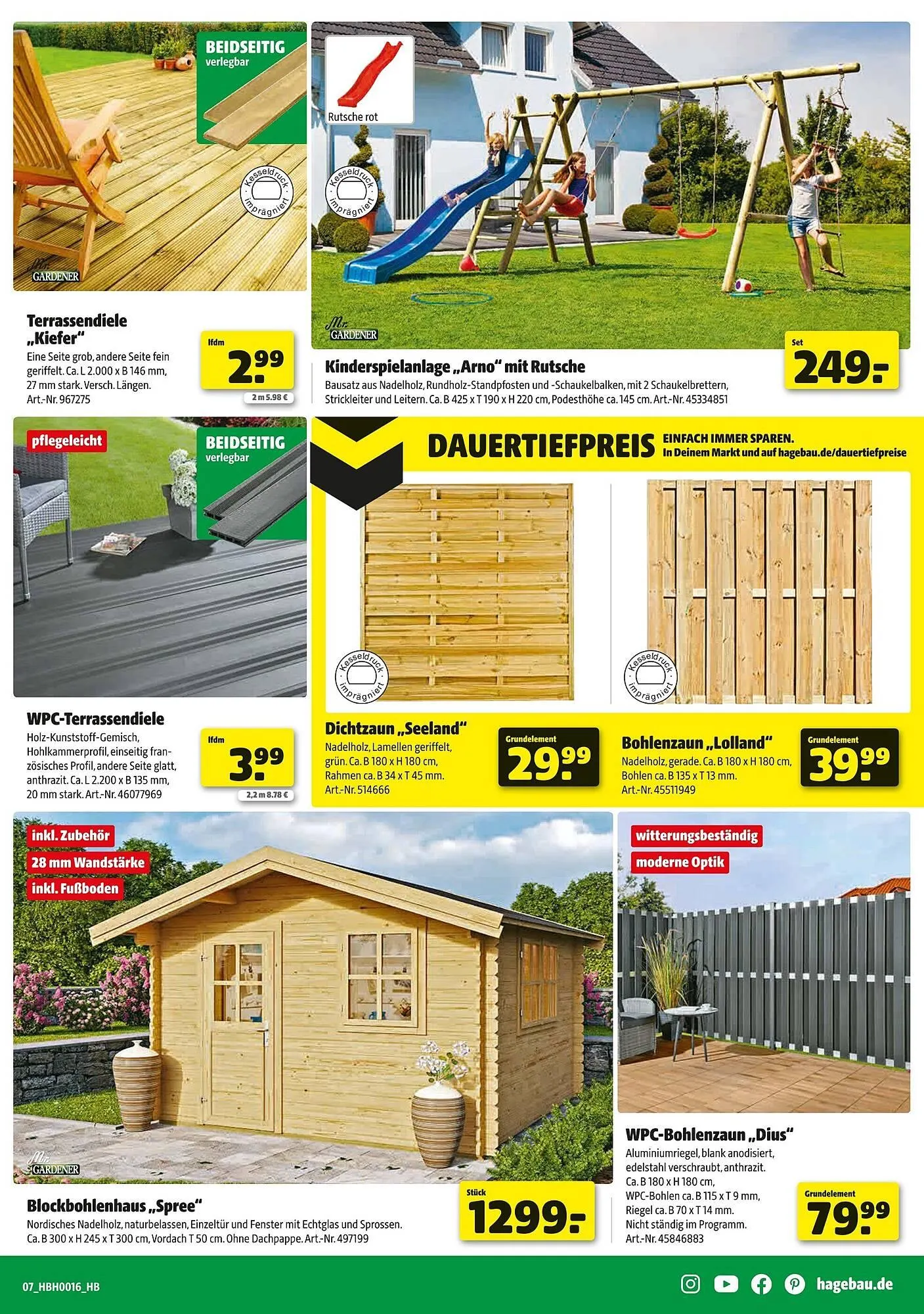 Hagebau Prospekt von 12. April bis 19. April 2025 - Prospekt seite 7