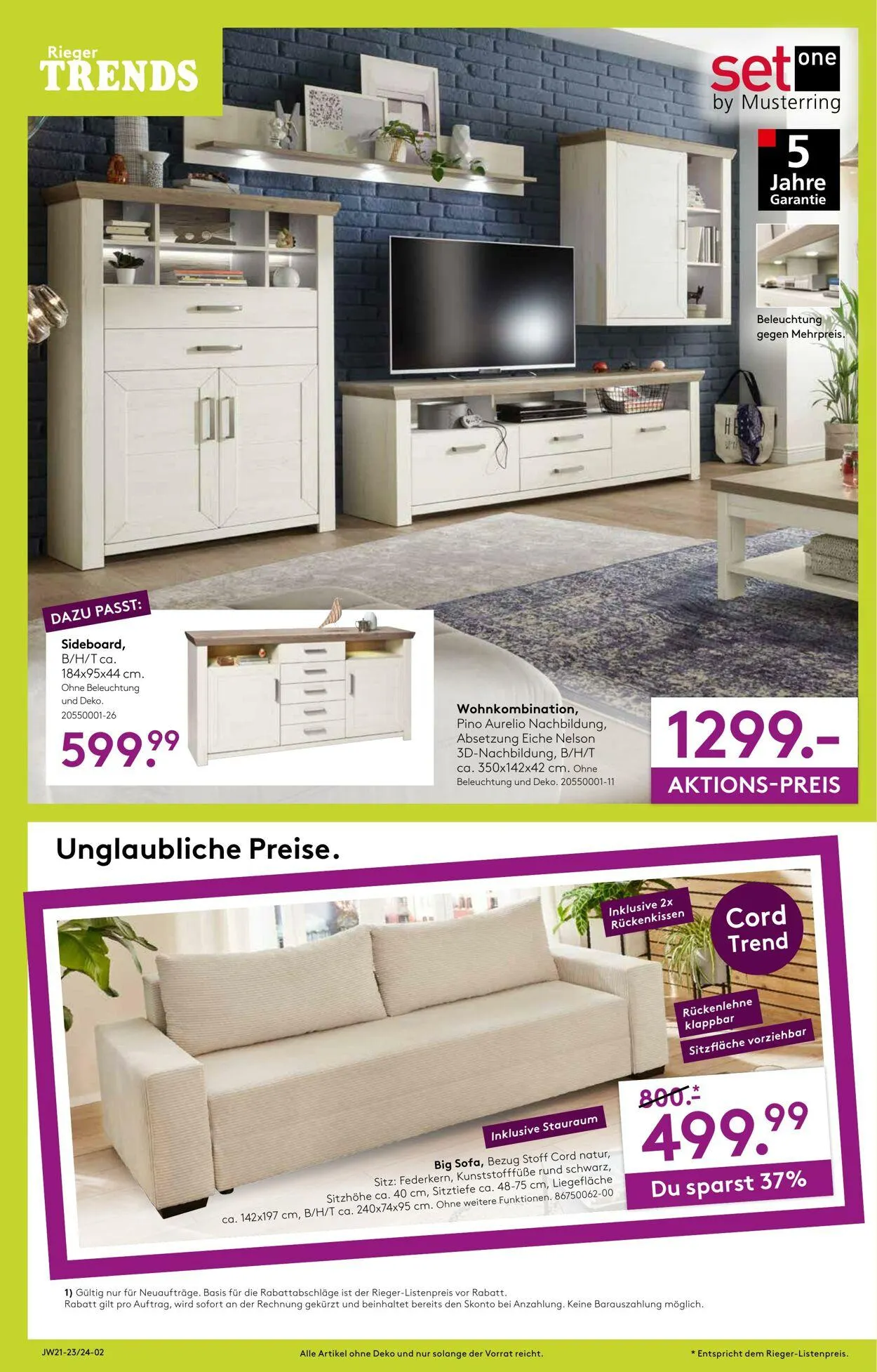 Möbel Rieger Aktueller Prospekt von 6. Mai bis 20. Mai 2026 - Prospekt seite 2