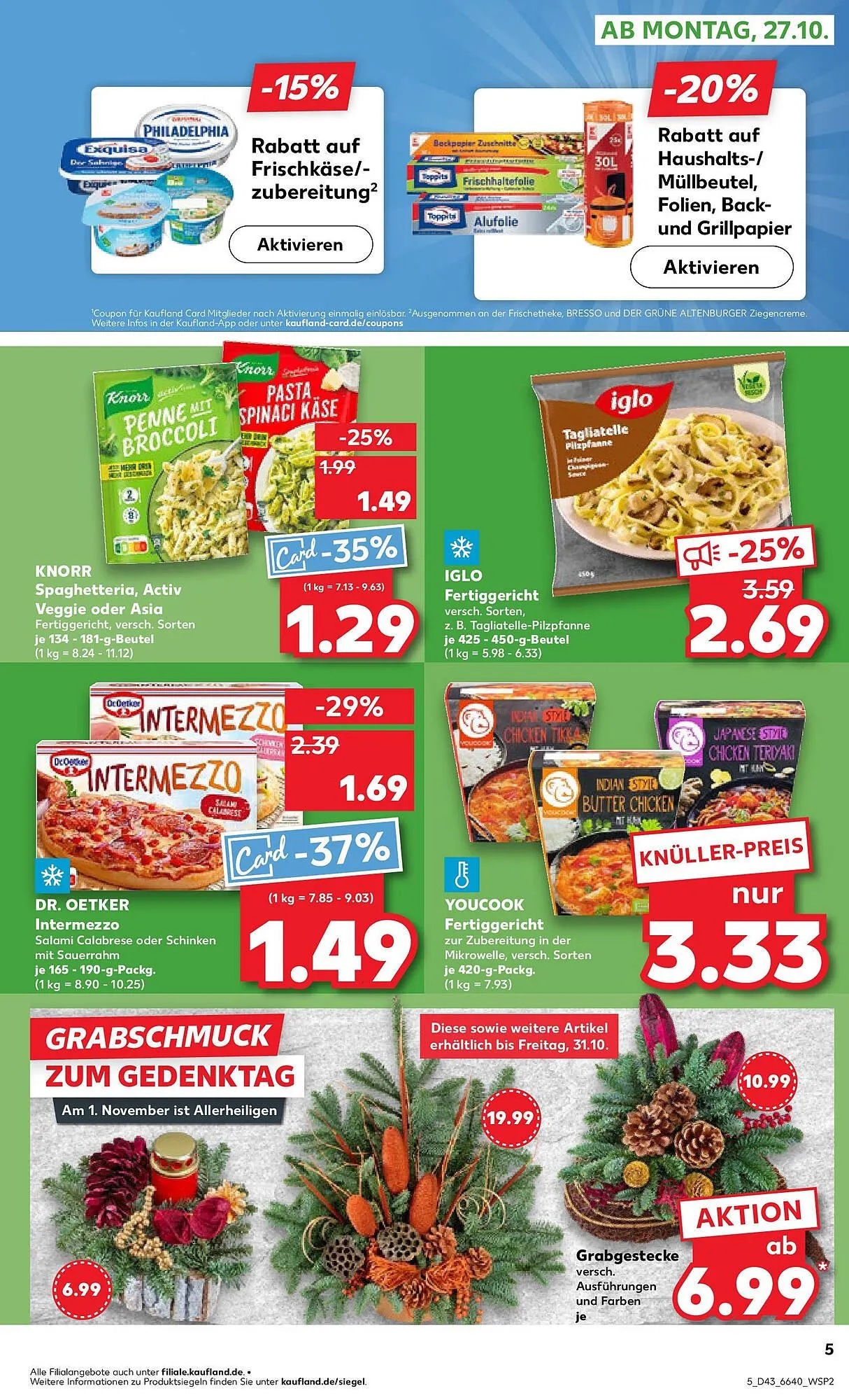 Kaufland Prospekt von 26. Oktober bis 29. Oktober 2025 - Prospekt seite 5