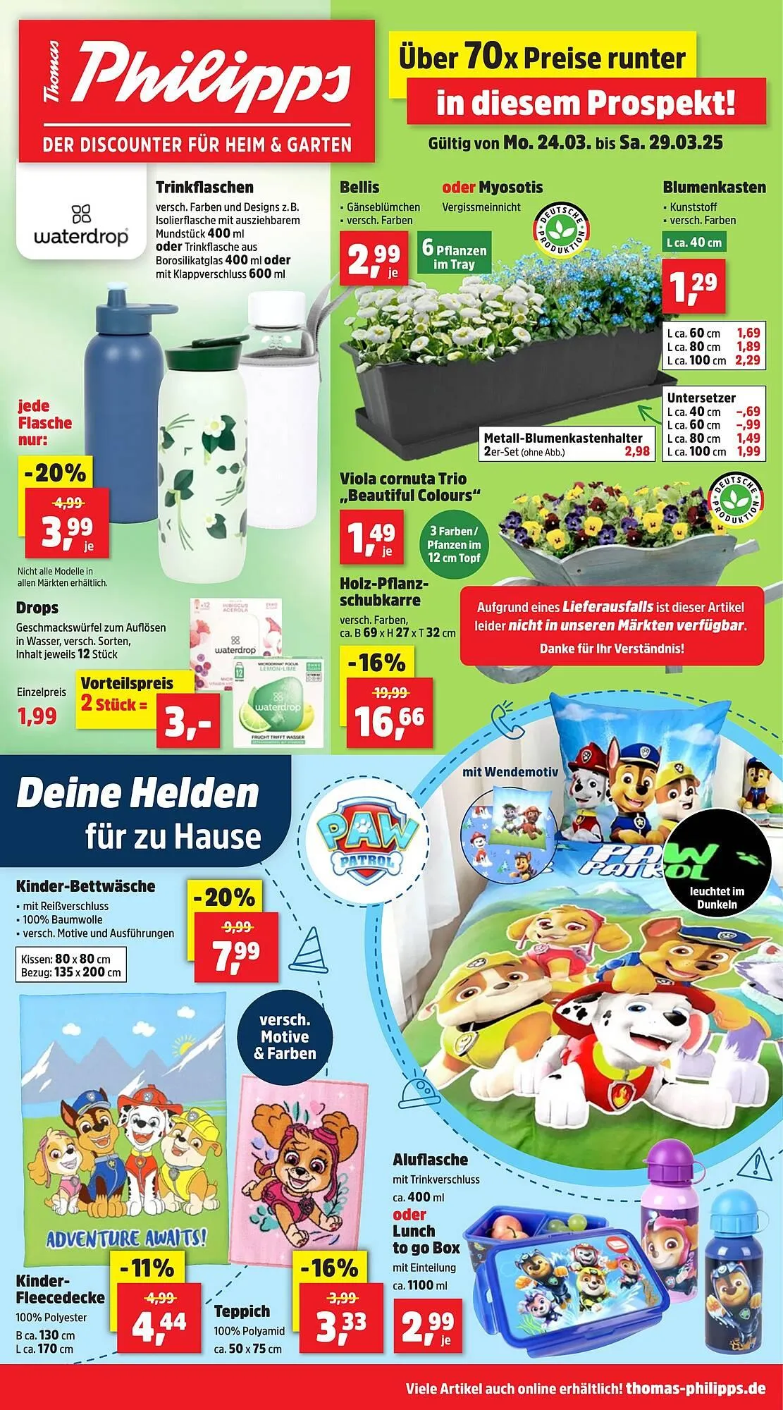 Thomas Philipps Prospekt von 24. März bis 29. März 2025 - Prospekt seite 1