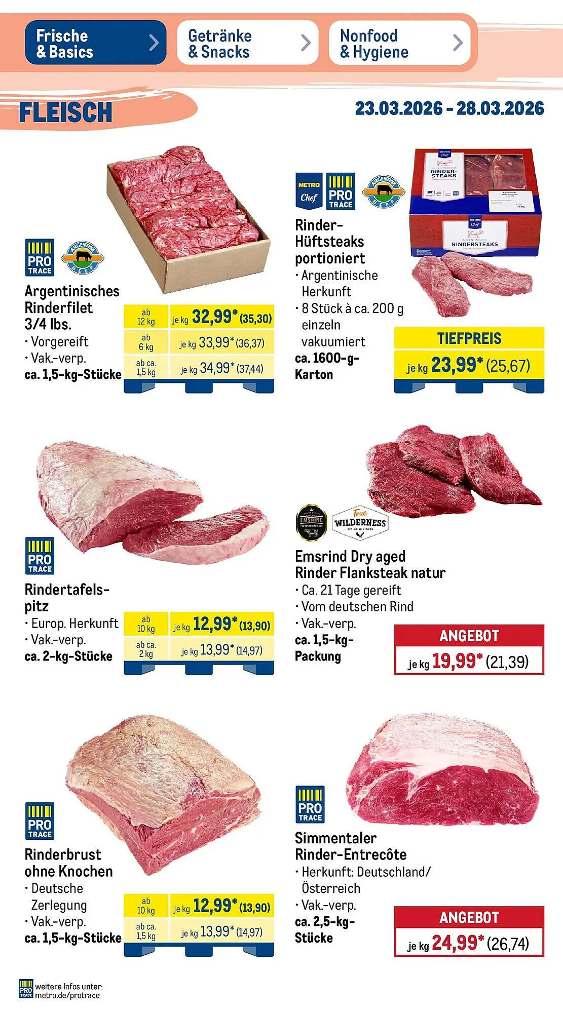 METRO Prospekt von 22. März bis 28. März 2026 - Prospekt seite 4