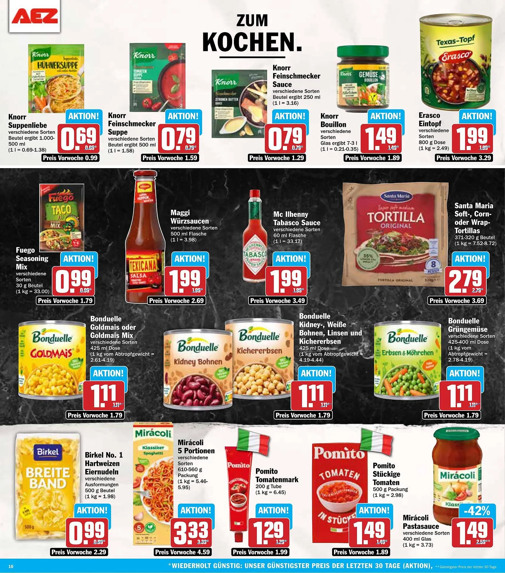 AEZ Prospekt von 28. Juli bis 3. August 2025 - Prospekt seite 10