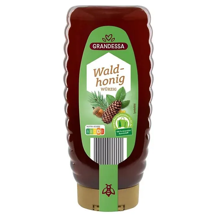 GRANDESSA Honig in der Dosierflasche 500 g, Waldhonig
