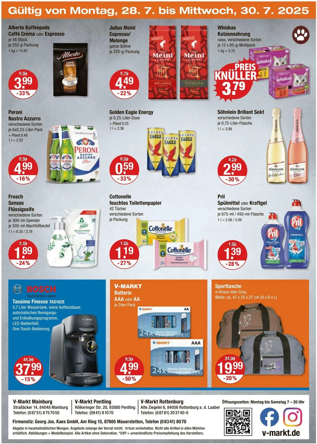 V-Markt Aktueller Prospekt von 24. Juli bis 30. Juli 2025 - Prospekt seite 20