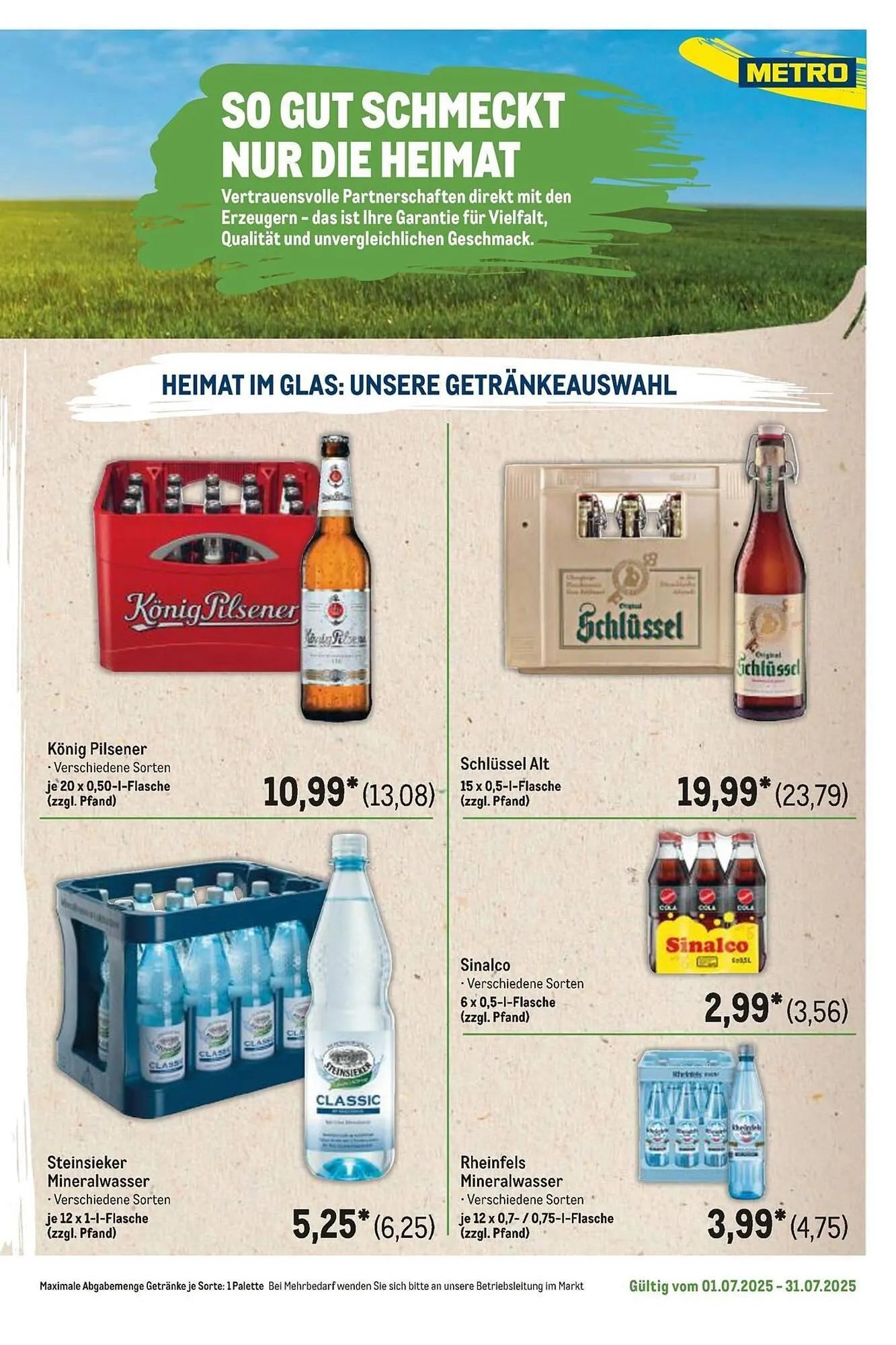 METRO Prospekt von 1. Juli bis 31. Juli 2025 - Prospekt seite 71