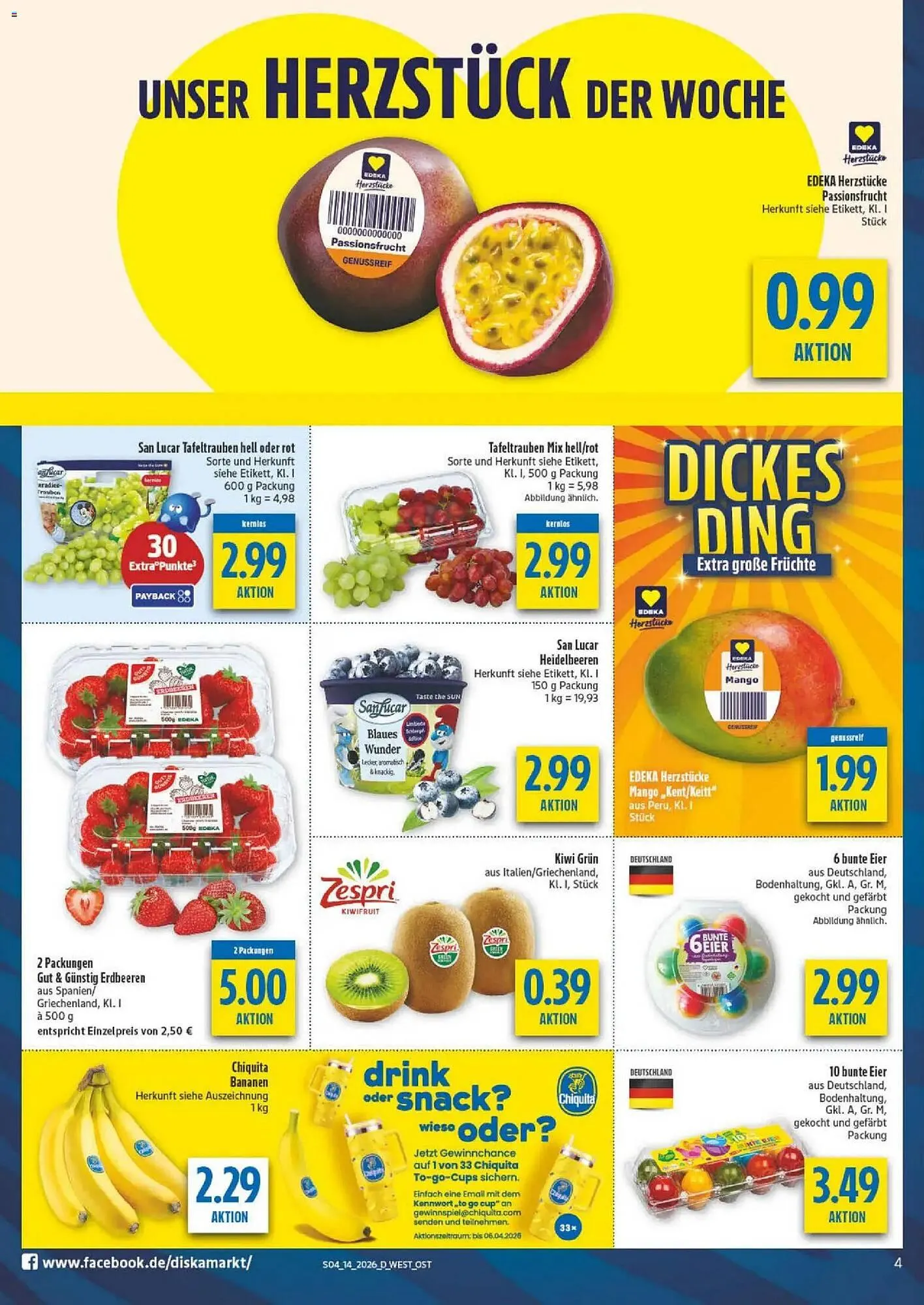 Diska Prospekt von 30. März bis 4. April 2026 - Prospekt seite 4