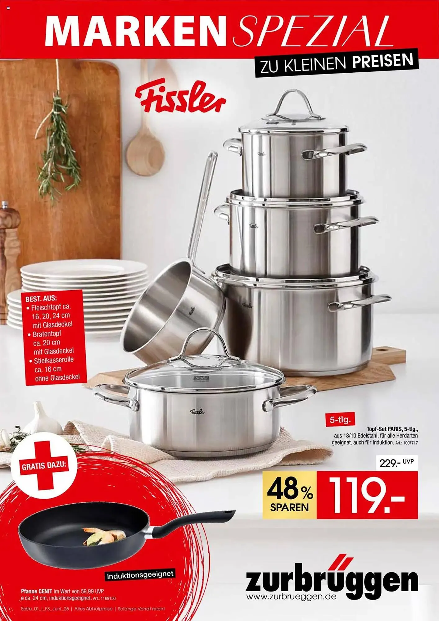 Zurbrüggen Prospekt von 1. Juni bis 30. Juni 2025 - Prospekt seite 1