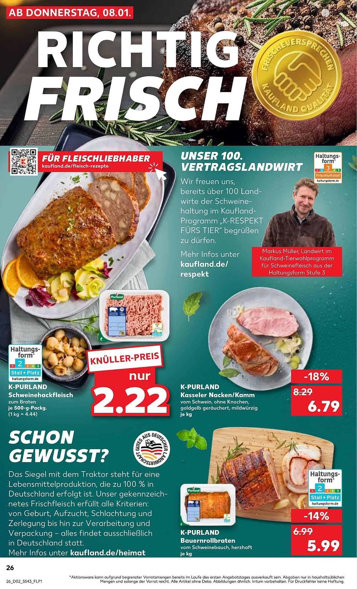 Kaufland Prospekt von 8. Januar bis 14. Januar 2026 - Prospekt seite 26