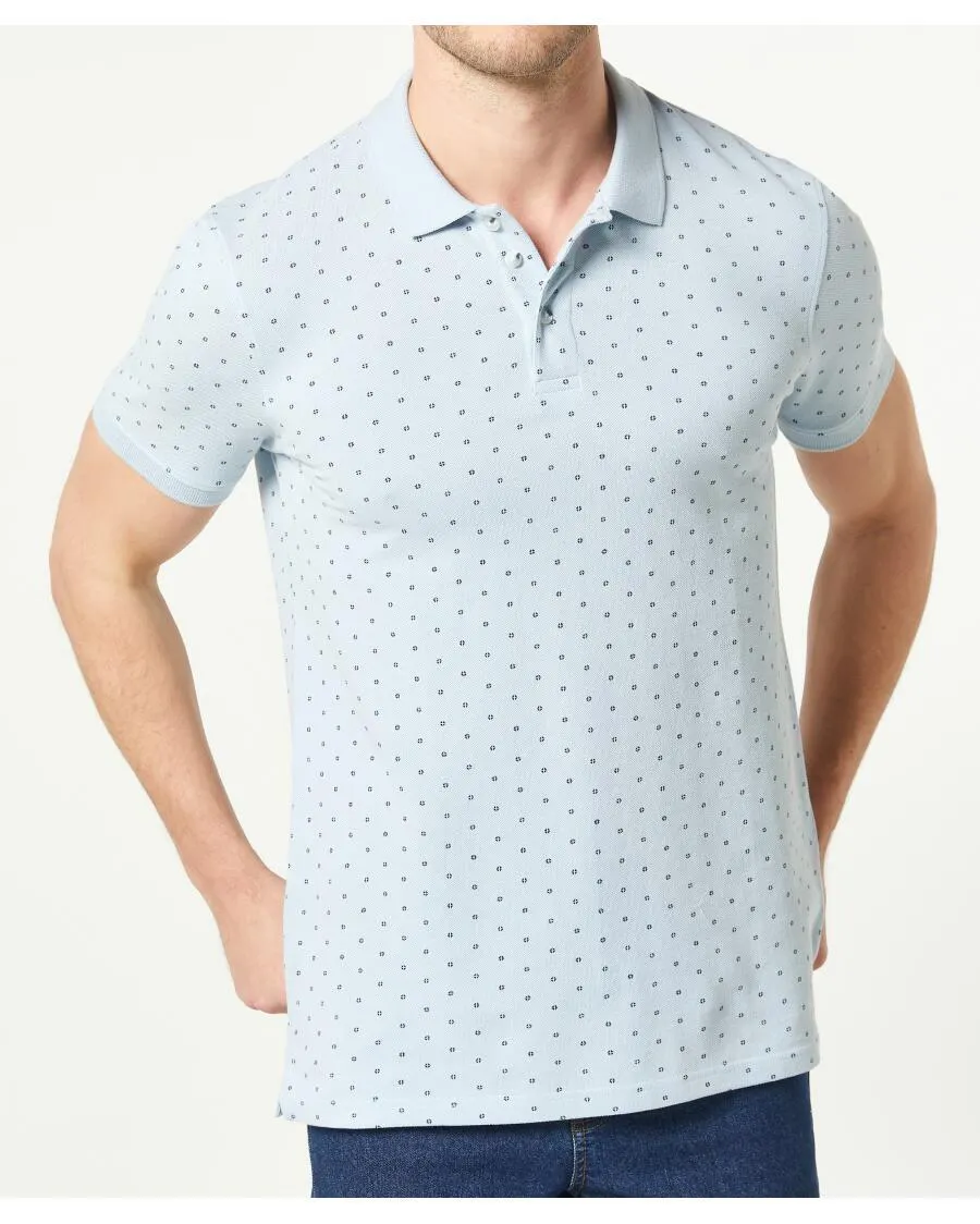 Komplett bedrucktes Poloshirt