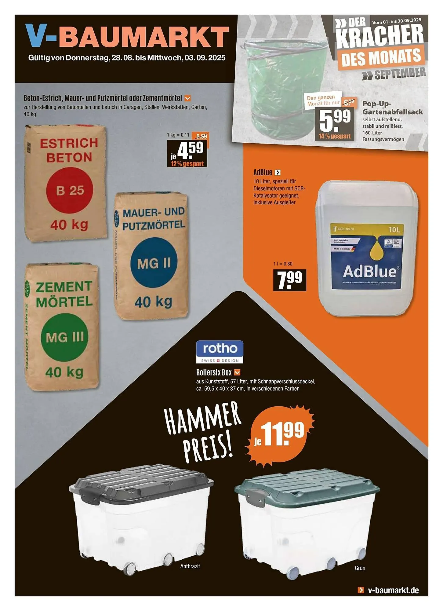 V Baumarkt Prospekt - 1