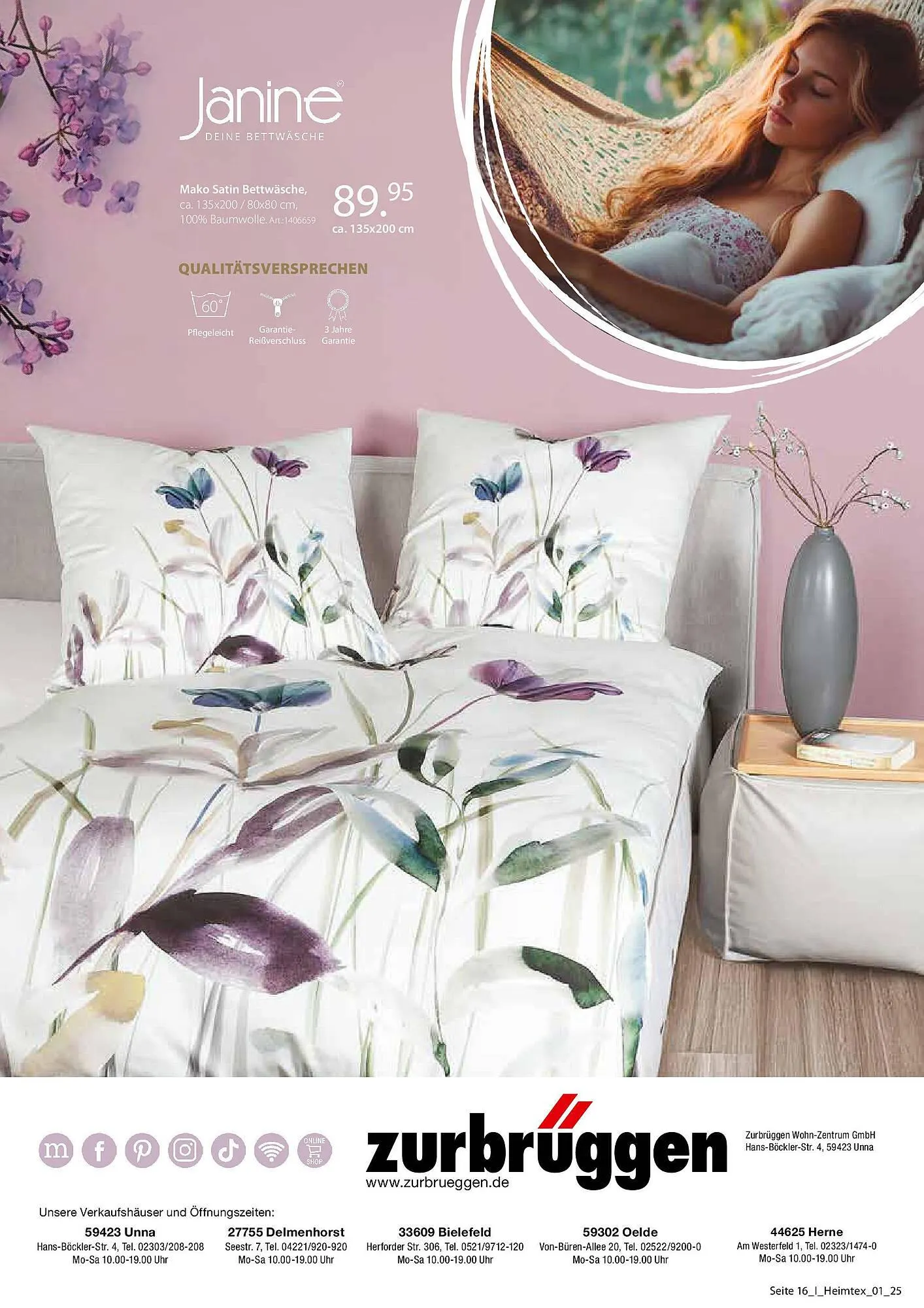 Zurbrüggen Prospekt von 31. März bis 31. August 2025 - Prospekt seite 16