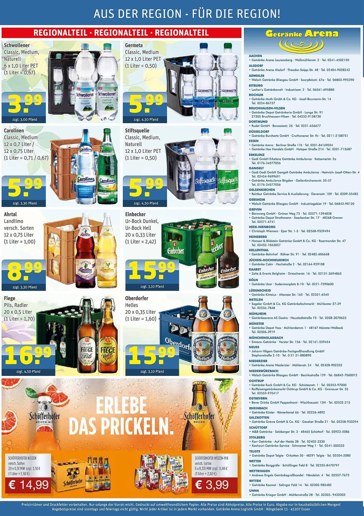 Getränke Arena Prospekt von 27. April bis 3. Mai 2025 - Prospekt seite 4