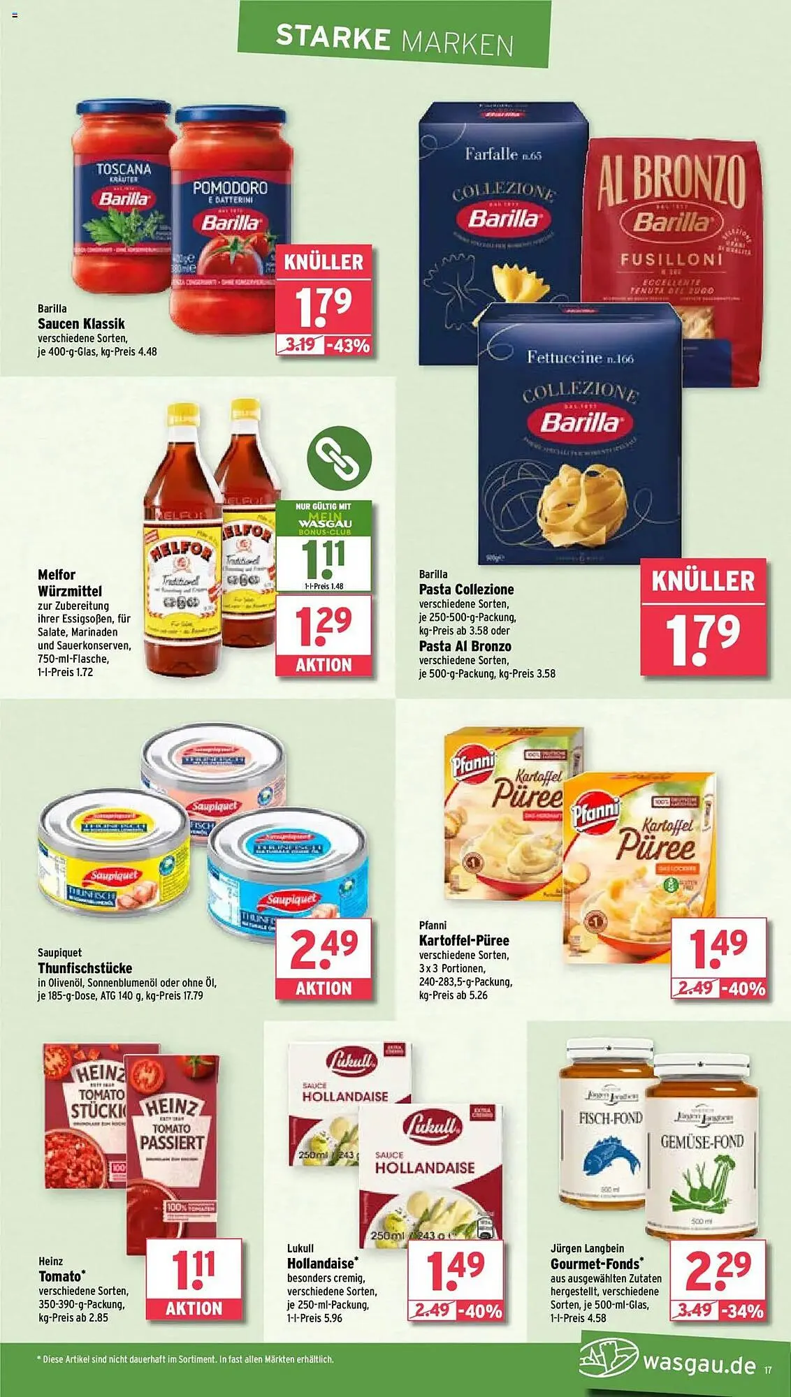 Wasgau Prospekt von 7. April bis 12. April 2025 - Prospekt seite 17