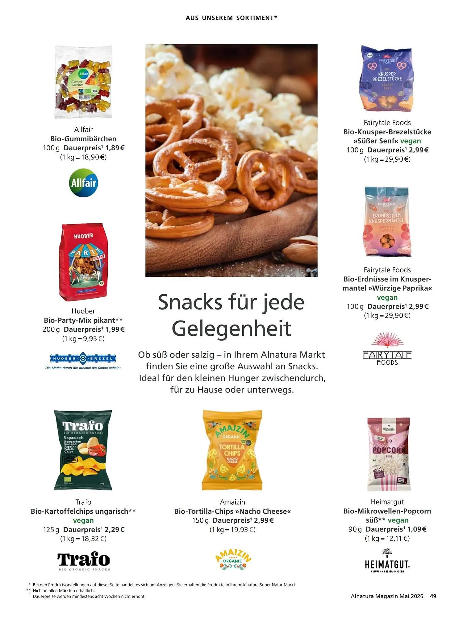 Alnatura Magazin von 1. Mai bis 1. Juni 2026 - Prospekt seite 53