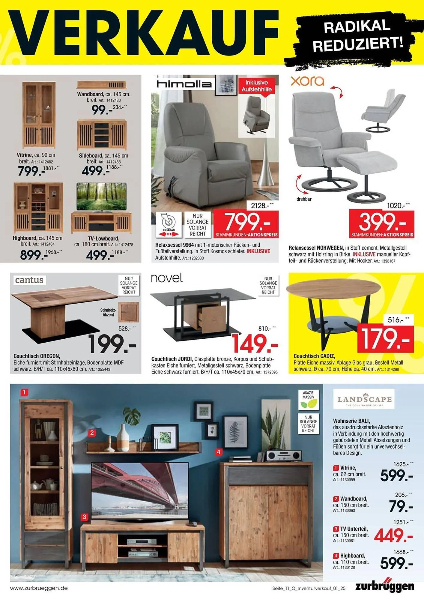 Zurbrüggen Prospekt von 31. Mai bis 6. Juni 2025 - Prospekt seite 11