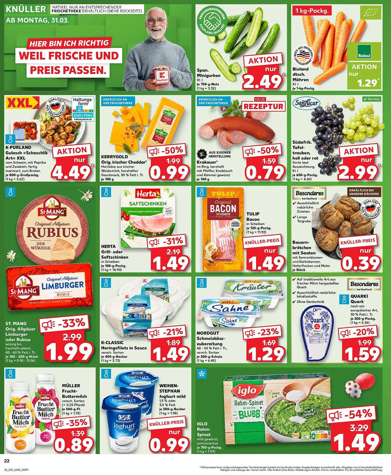 Kaufland Prospekt von 30. März bis 2. April 2025 - Prospekt seite 1