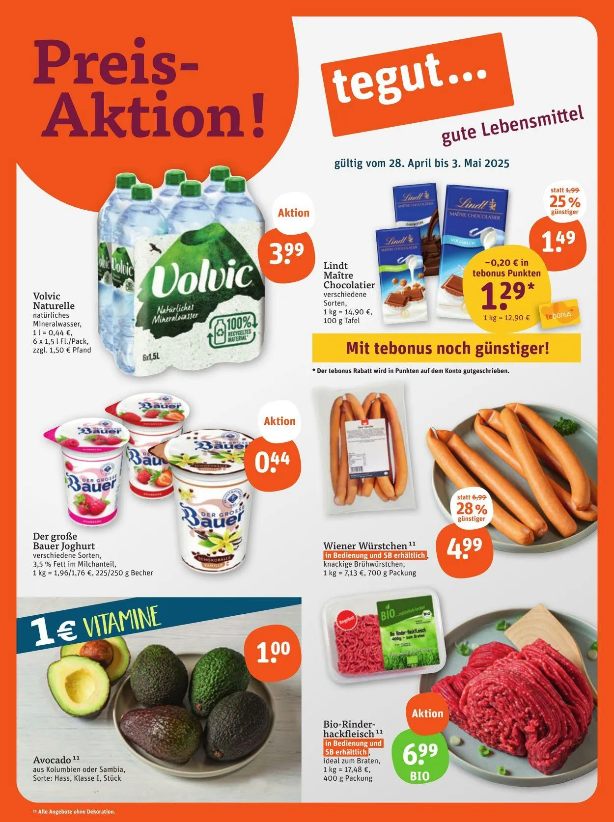 Tegut Aktueller Prospekt von 5. Mai bis 11. Mai 2025 - Prospekt seite 3