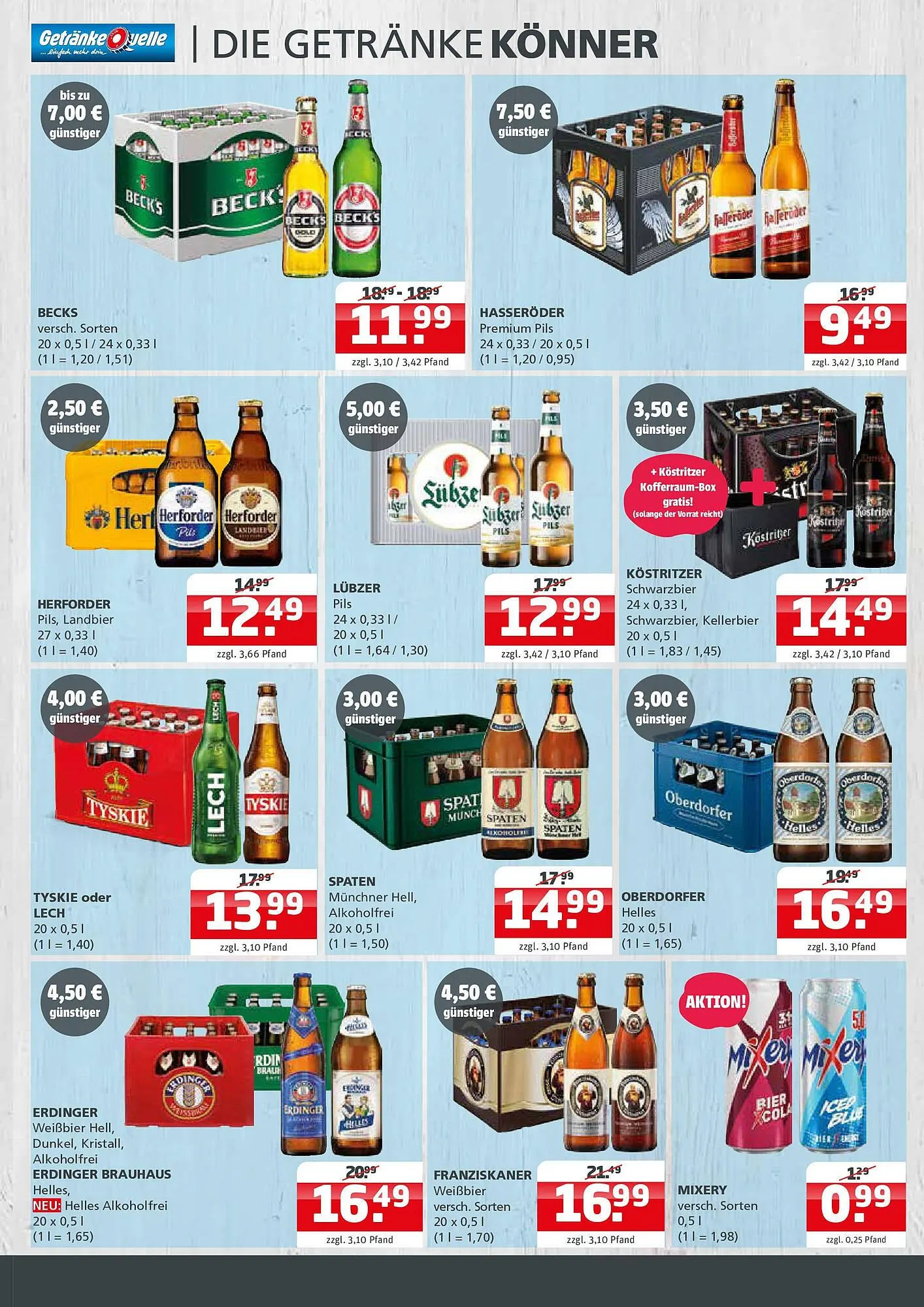 Getränke Quelle Prospekt von 13. April bis 26. April 2025 - Prospekt seite 4