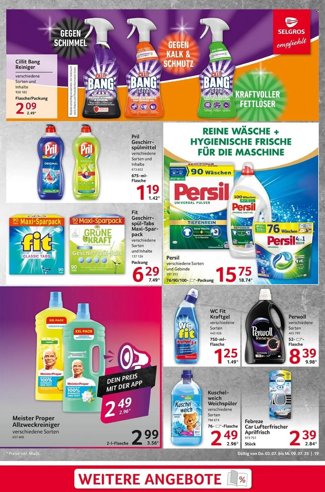 Selgros Prospekt von 3. Juli bis 9. Juli 2025 - Prospekt seite 19