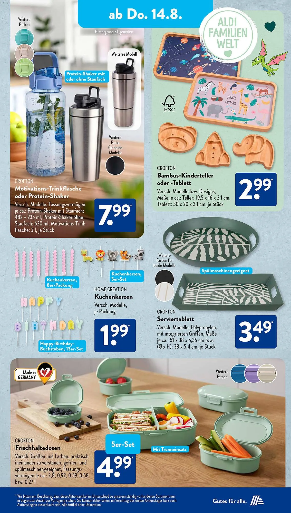 Aldi Süd Prospekt von 11. August bis 16. August 2025 - Prospekt seite 18