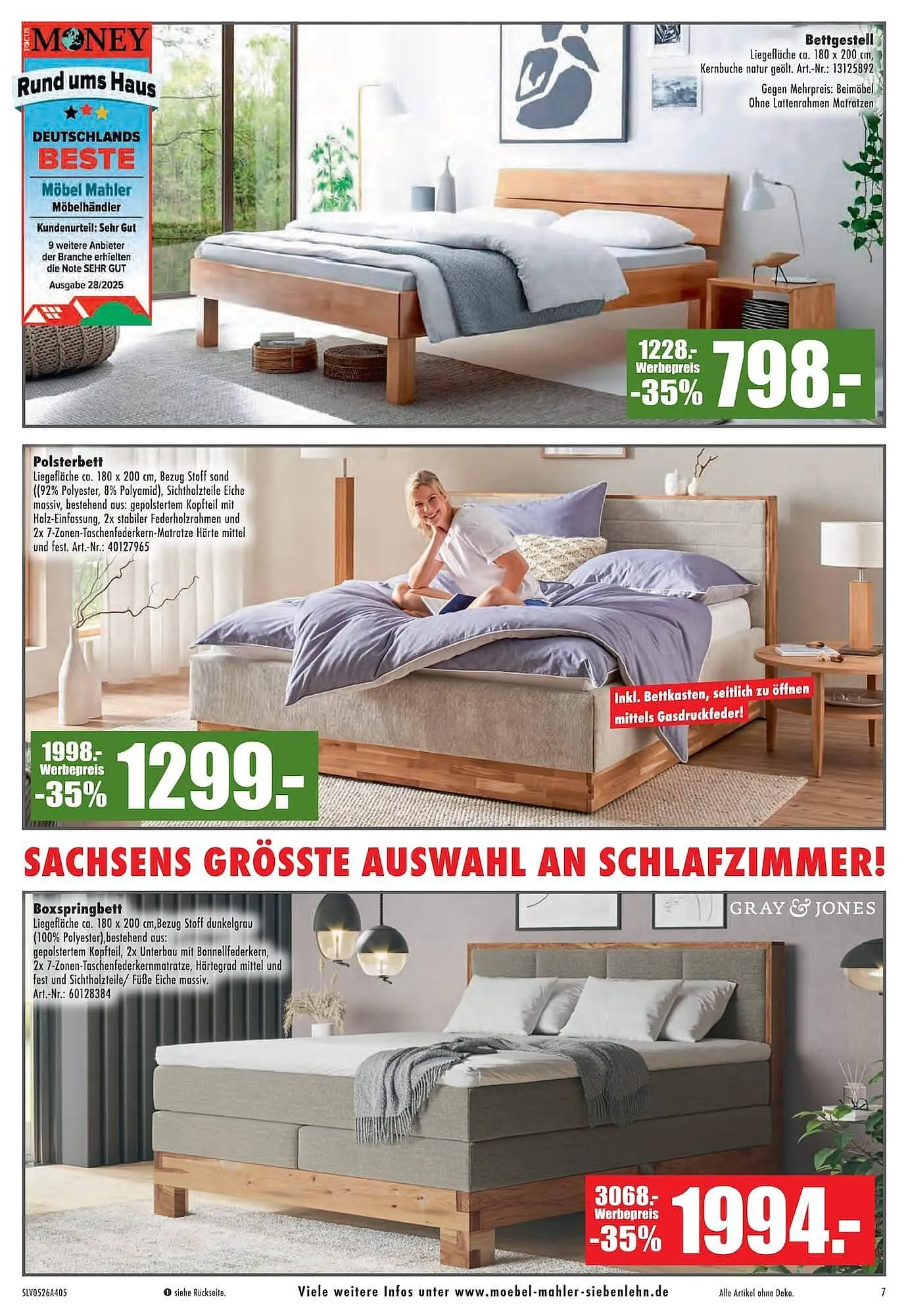 Möbel Mahler Katalog von 6. Mai bis 9. Juni 2026 - Prospekt seite 7