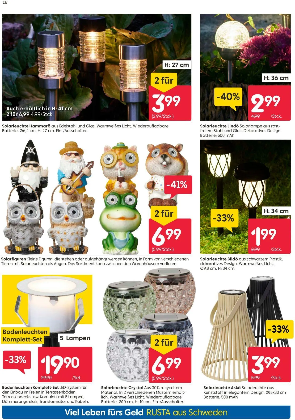 Rusta Aktueller Prospekt von 8. Mai bis 22. Mai 2025 - Prospekt seite 16