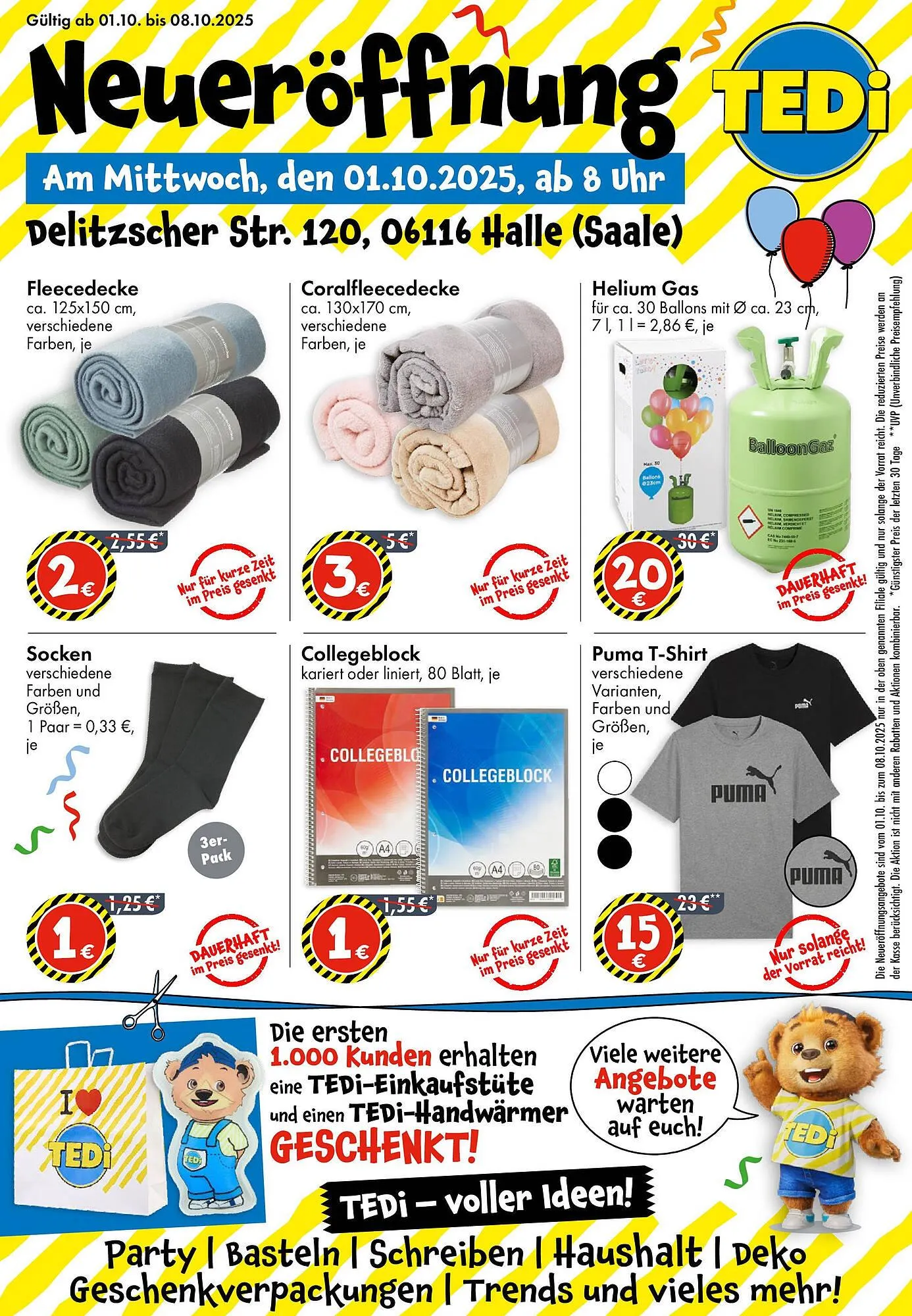 TEDi Prospekt von 26. September bis 3. Oktober 2025 - Prospekt seite 1