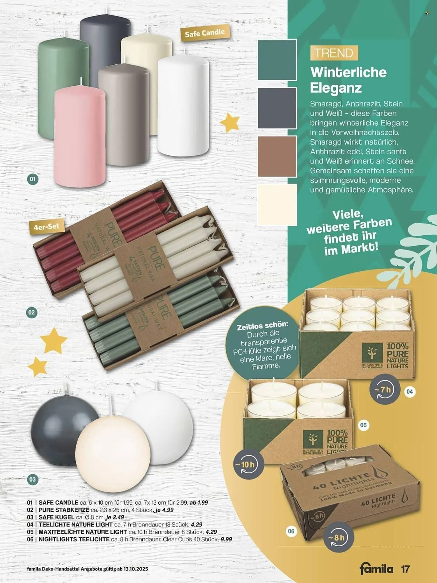 Famila Nord Ost Prospekt von 13. Oktober bis 31. Dezember 2025 - Prospekt seite 17