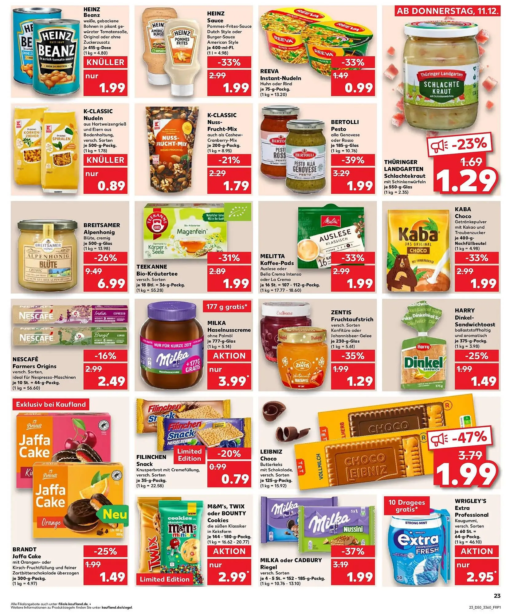 Kaufland Prospekt von 14. Dezember bis 17. Dezember 2025 - Prospekt seite 23