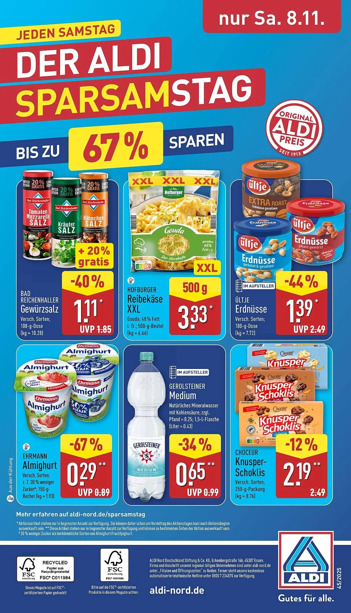 Aldi Nord Prospekt von 3. November bis 8. November 2025 - Prospekt seite 40