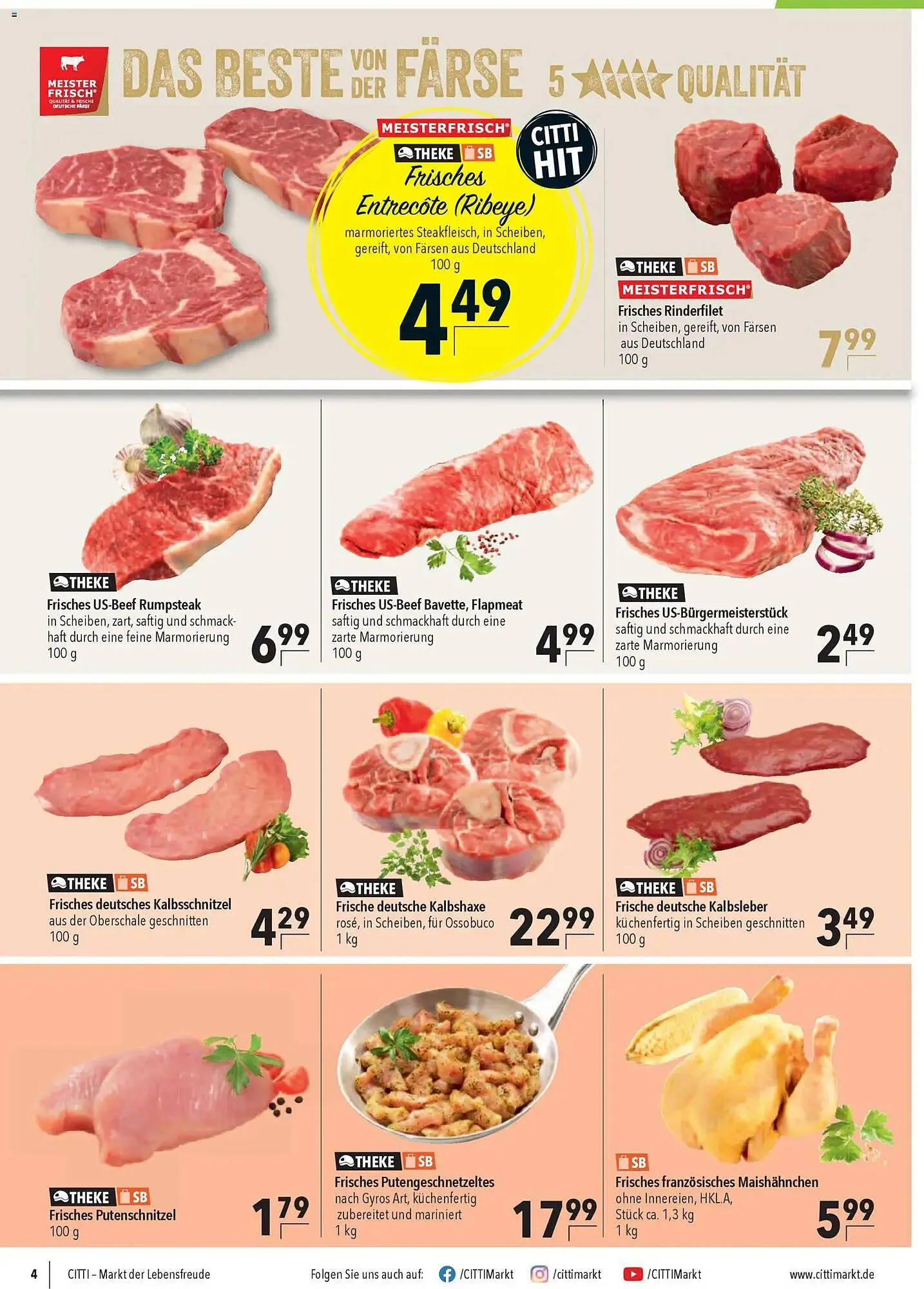 CITTI Markt Prospekt von 4. März bis 10. März 2026 - Prospekt seite 4