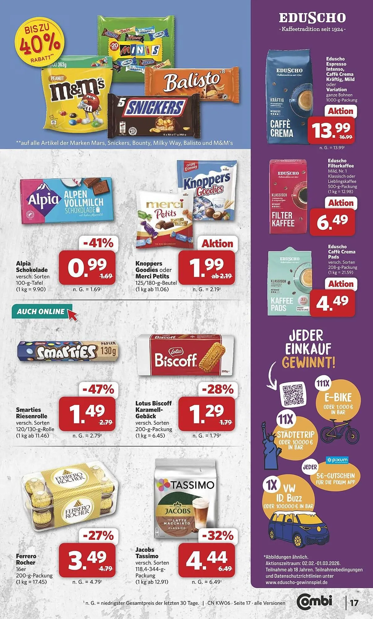 Combi Prospekt von 2. Februar bis 7. Februar 2026 - Prospekt seite 17