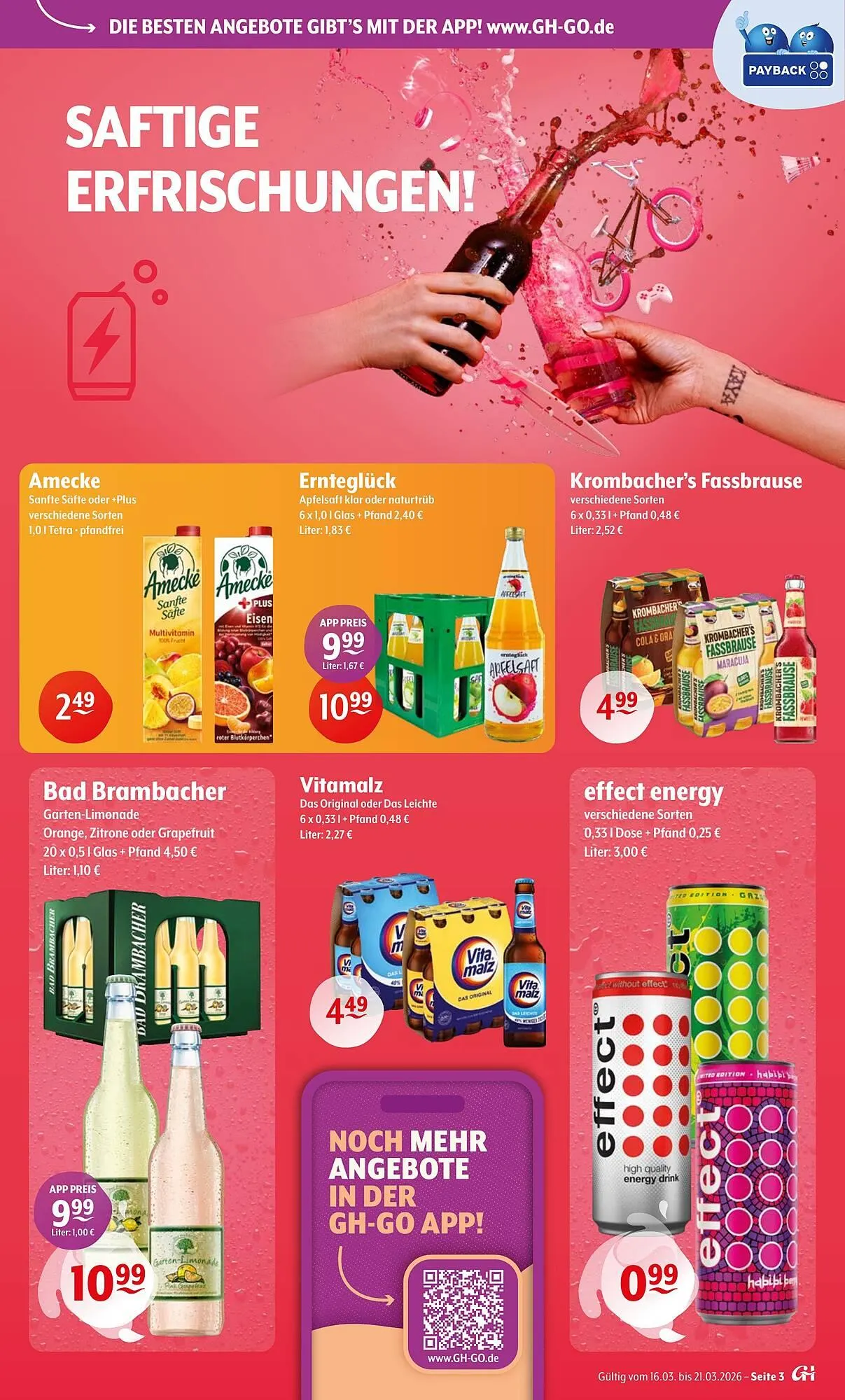 Getränke Hoffmann Prospekt von 16. März bis 21. März 2026 - Prospekt seite 3