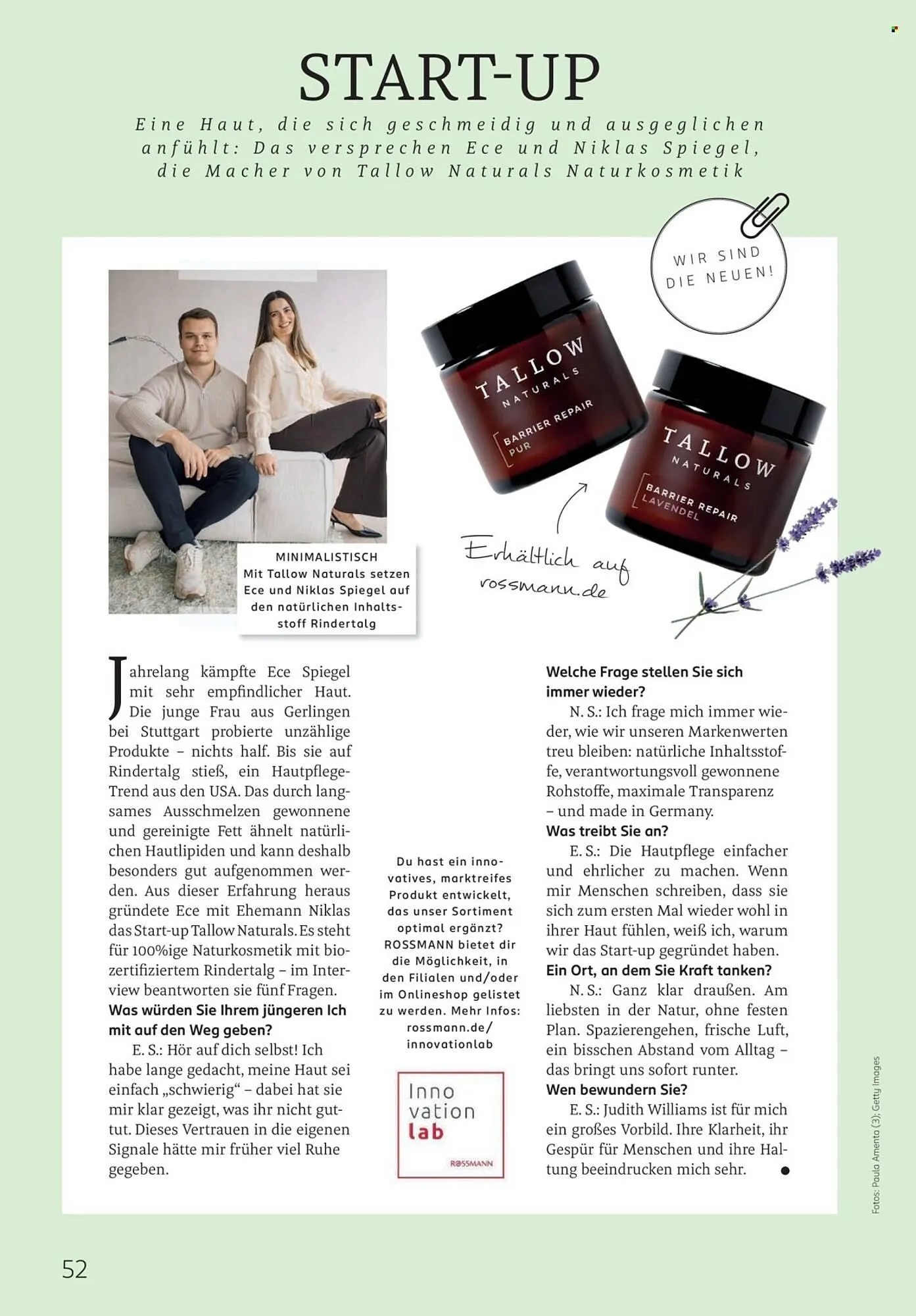 Rossmann Magazin von 1. April bis 30. April 2026 - Prospekt seite 52