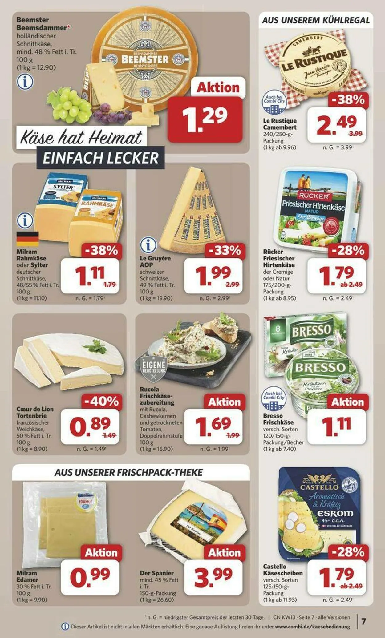 Combi von 24. März bis 29. März 2025 - Prospekt seite 7