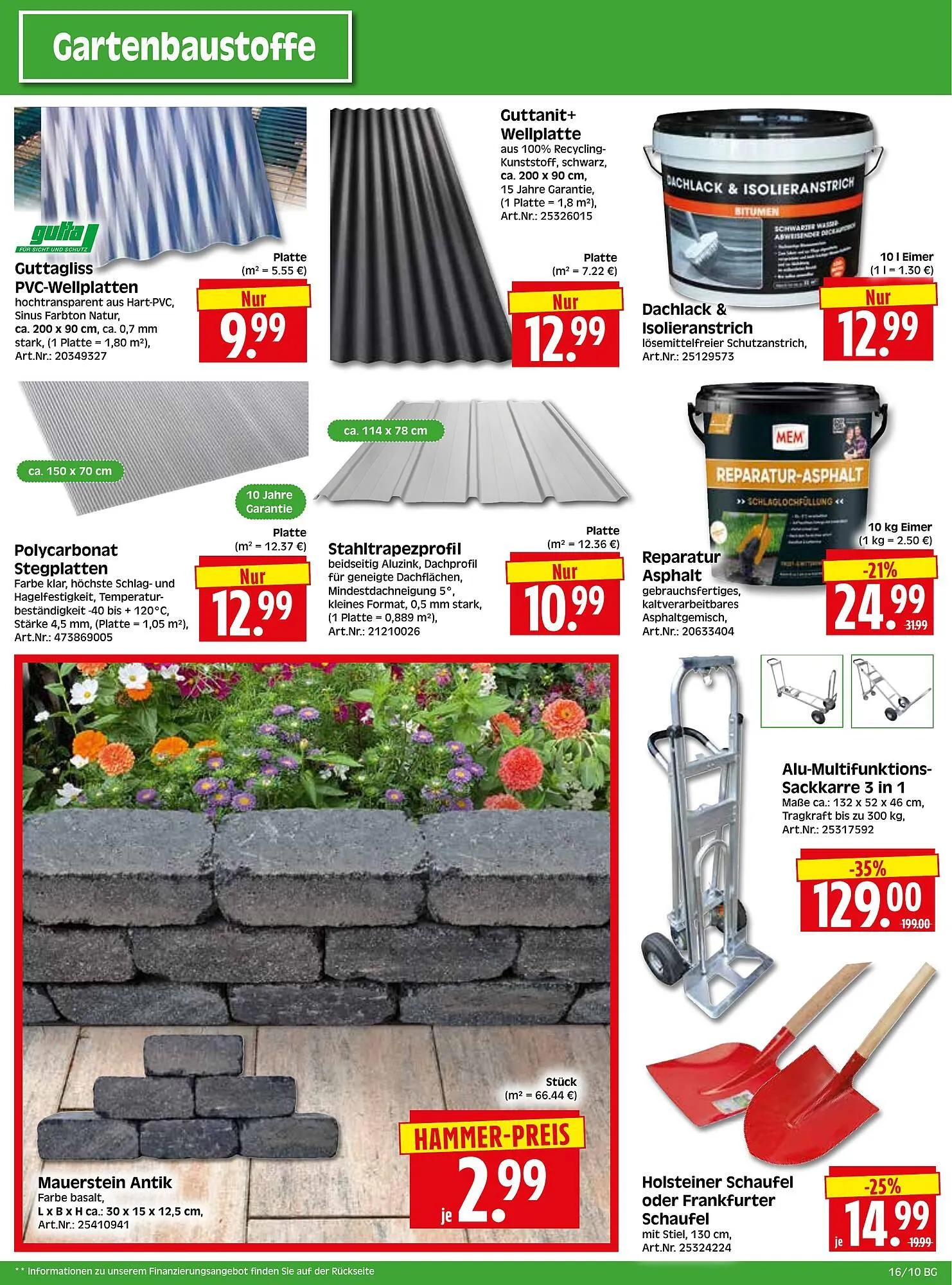 Herkules Baumarkt Prospekt von 14. April bis 19. April 2025 - Prospekt seite 10