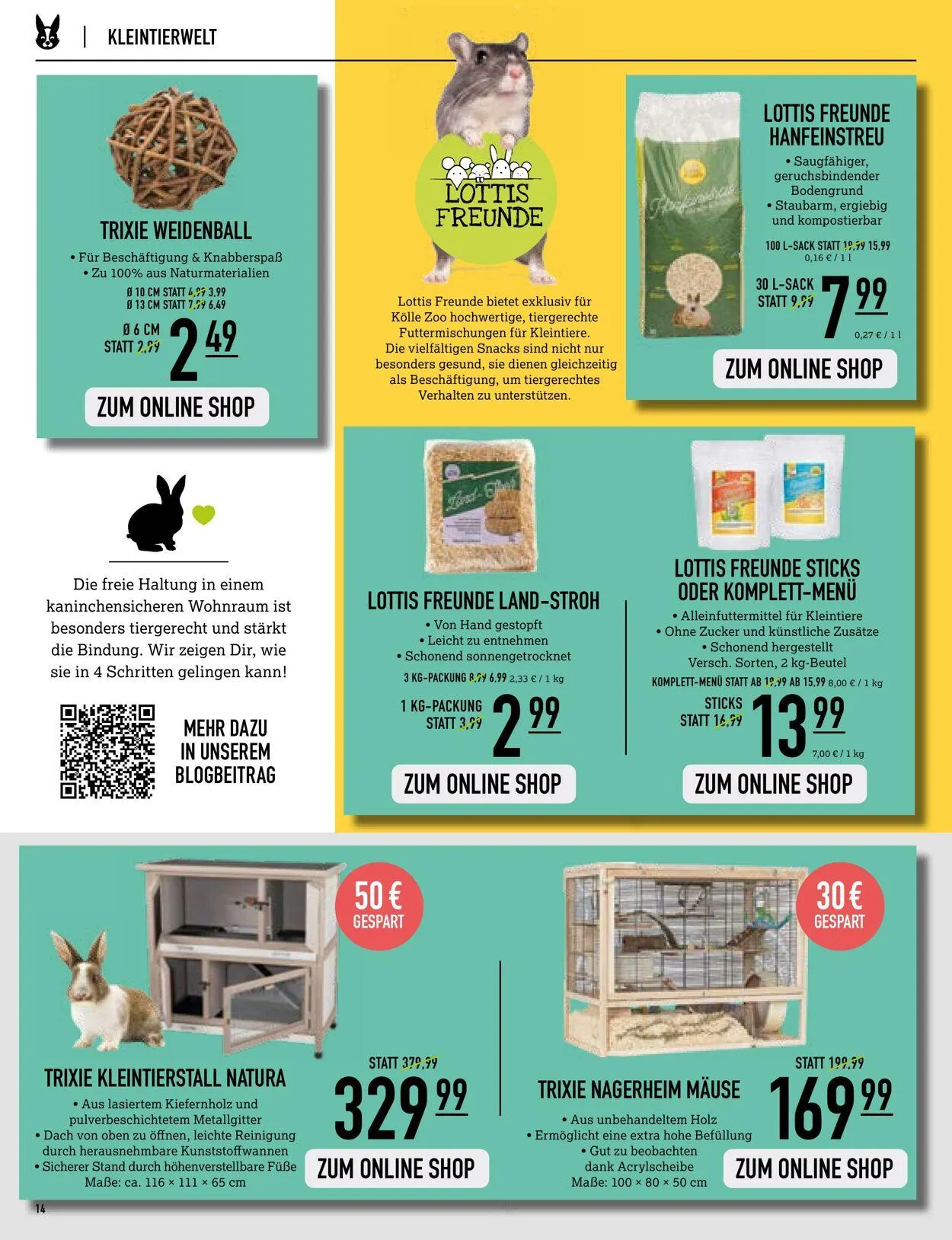 Kölle Zoo Aktueller Prospekt von 26. Februar bis 12. März 2025 - Prospekt seite 14