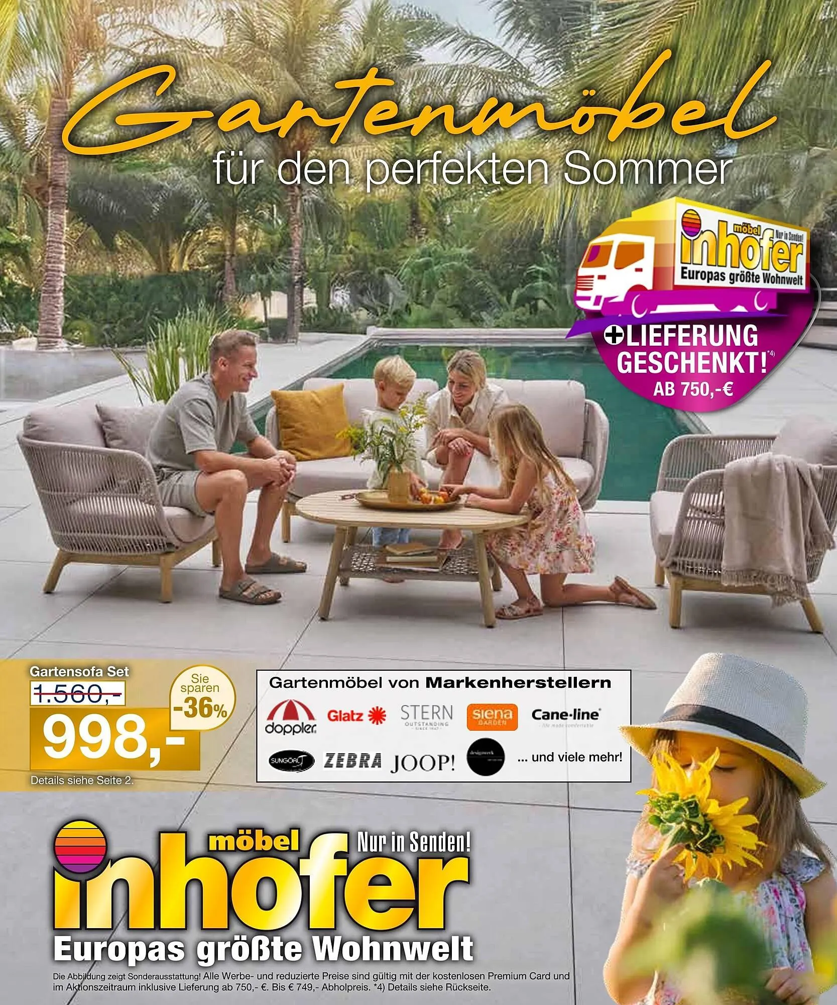 Möbel Inhofer Prospekt von 5. Mai bis 31. Mai 2025 - Prospekt seite 1