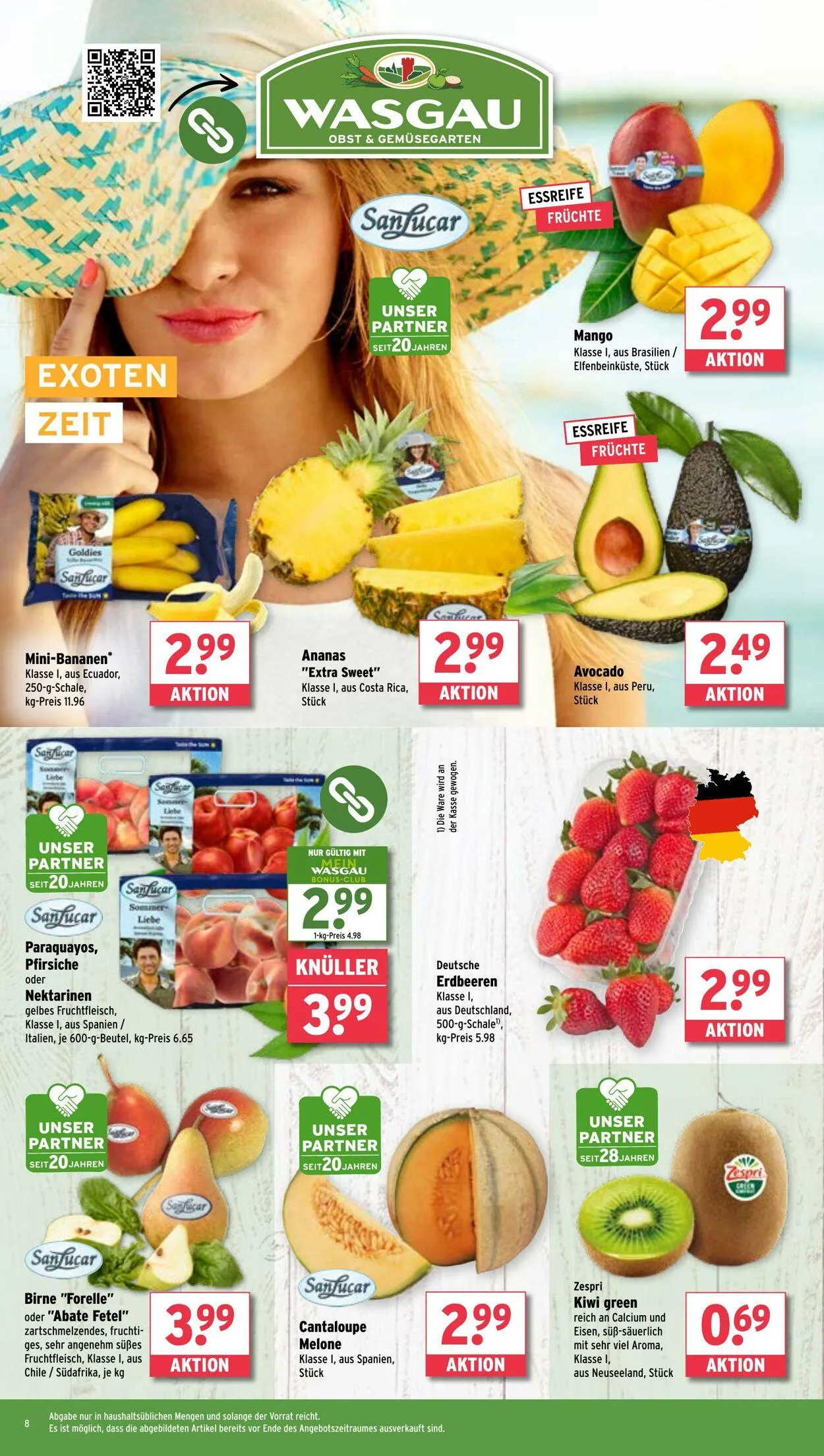 Wasgau von 9. Juni bis 14. Juni 2025 - Prospekt seite 8